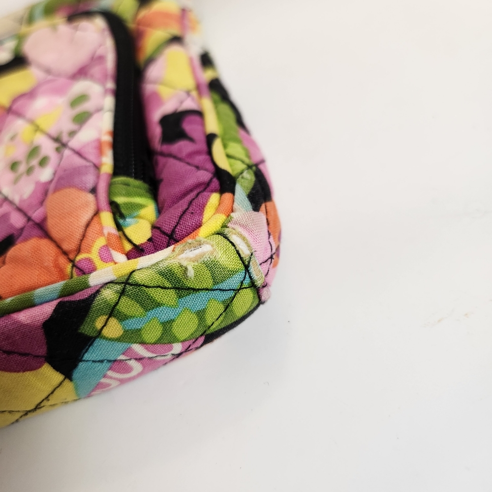 Vera Bradley Purse Over Shoulder Floral Print Pockets Card Slots Crossbody - Picture 4 of 12